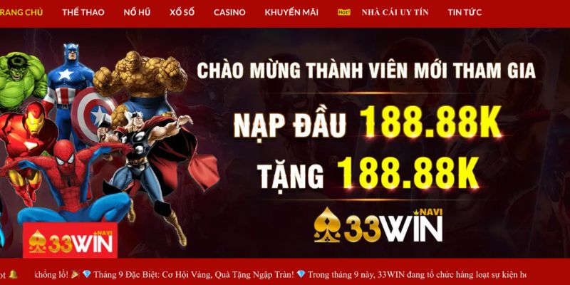 nạp tiền 33win