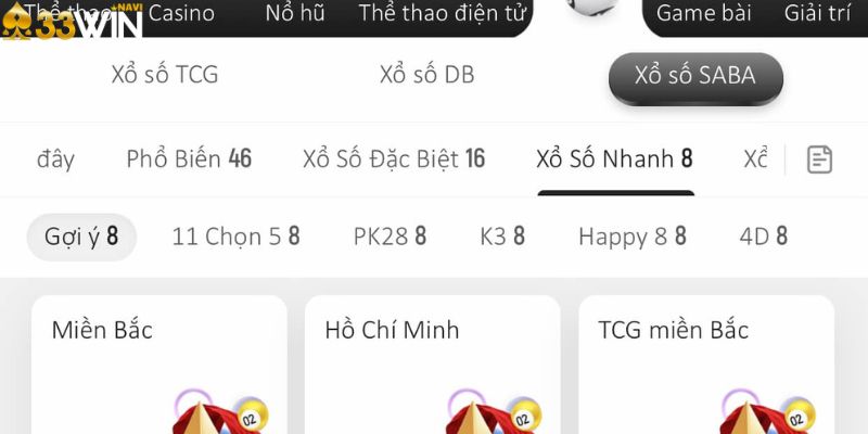 xổ số 33win